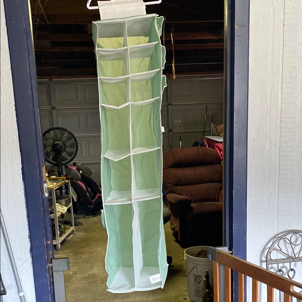 Hanging Green Storage Organizer